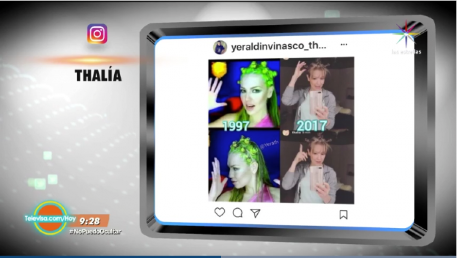 Su peinado fue comparado con un video que sac&oacute; la cantante hace casi 20 a&ntilde;os. (Foto: Captura Video)