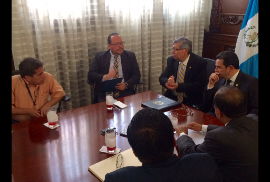 El mandatario se reuni&oacute; con Joviel Acevedo esta tarde. (Foto: Vicepresidencia) 