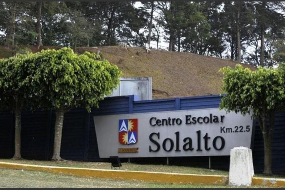 Un disparo en el interior de un aula conmocion&oacute; a la comunidad estudiantil en Guatemala. (Foto: Colegio Solalto/Facebook)&nbsp;