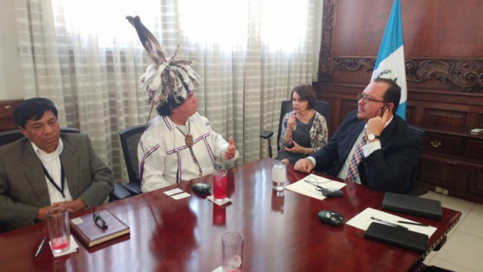 Se ten&iacute;a prevista su reuni&oacute;n con el vicepresidente Jafeth Cabrera. (Foto: Vicepresidencia) 