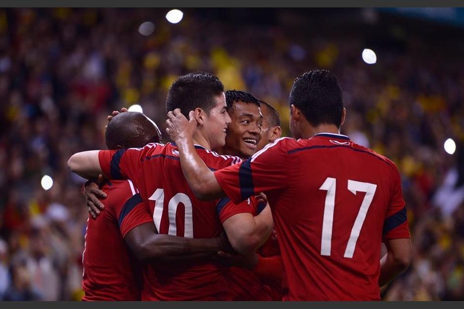 Colombia en un amistoso frente a T&uacute;nez previo al Mundial de Brasil. (Foto: elpueblo.com.co)