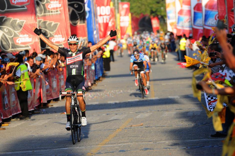 Remate de la etapa en la llegada a Teculut&aacute;n. (Foto: Sergio Mu&ntilde;oz/ Nuestro Diario)