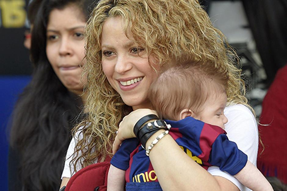 El hijo menor de Shakira, Sasha naci&oacute; en enero de 2015. (Foto: Archivo)