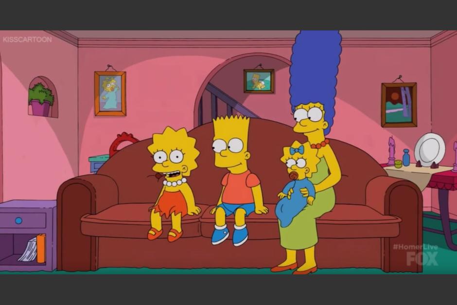 La familia Simpson anuncia la transmisión. (Captura de pantalla: Phil Crow/Youtube)