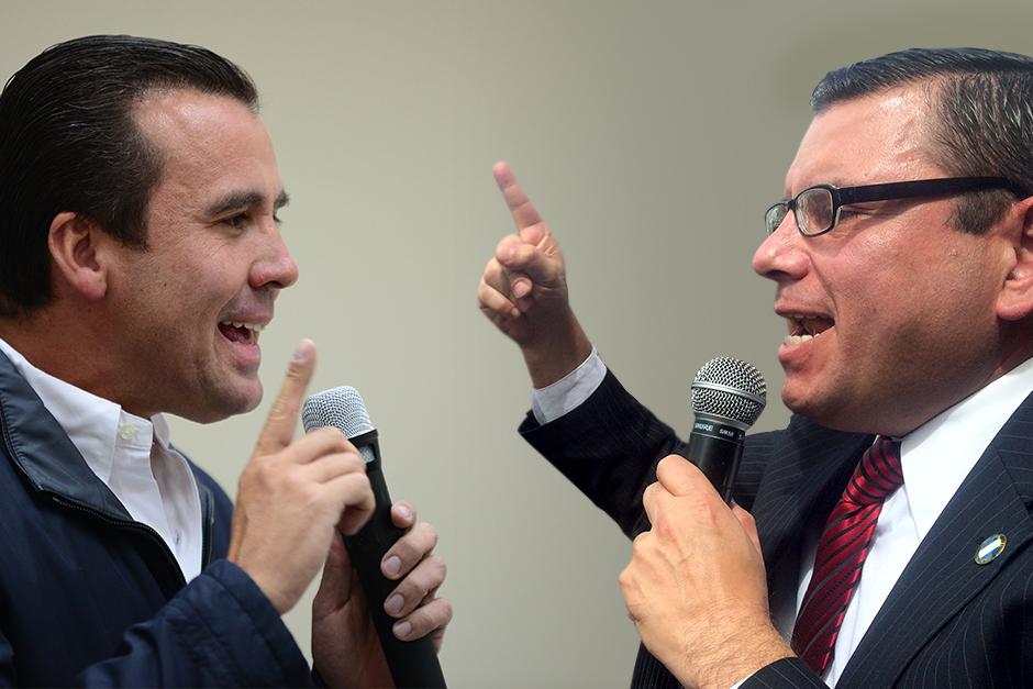 Manuel Baldiz&oacute;n y Alejandro Sinibaldi podr&iacute;an ser los candidatos a la presidencia por los partidos Lider y Patriota, respectivamente. Los dos se refieren a s&iacute; mismos en tercera persona, una t&eacute;nica que dice mucho de sus promesas. (Dise&ntilde;o: Javier Marroqu&iacute;n. Fotos: Wilder L&oacute;pez y Luis Barrios)