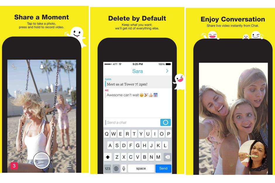 Snapchat, una de las aplicaciones de mensajería más popular entre los jóvenes. (Imagen: Snapchat)