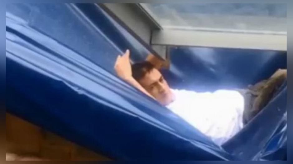 El hombre de 43 años sobrevivió a la caída del nivel 11 del edificio. (Foto: rpp.pe)