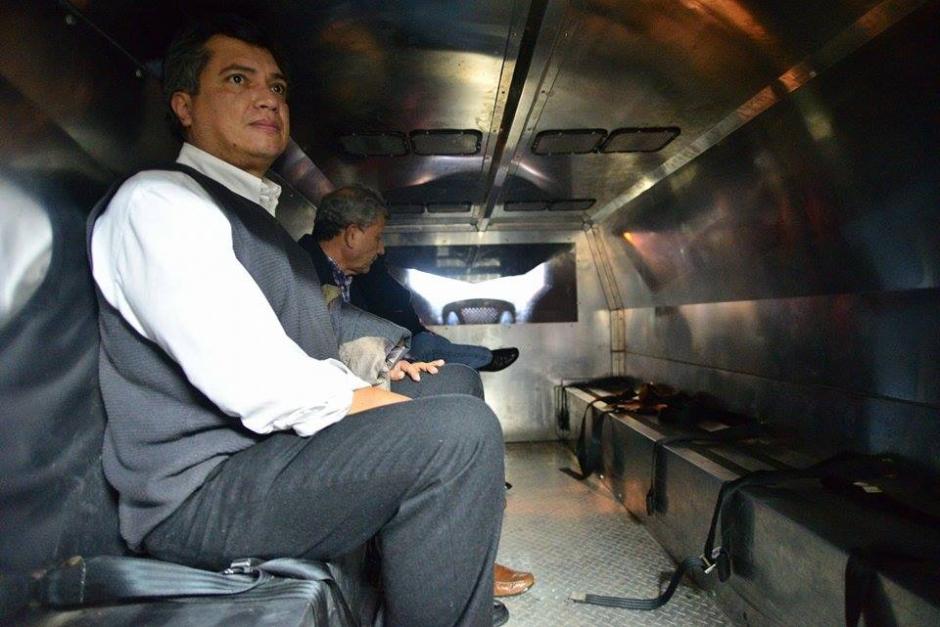 Gustavo Mart&iacute;nez fue llevado al Preventivo de la zona 18 a espera de la audiencia de primera declaraci&oacute;n. &nbsp;(Foto: Wilder L&oacute;pez/Soy502)&nbsp;