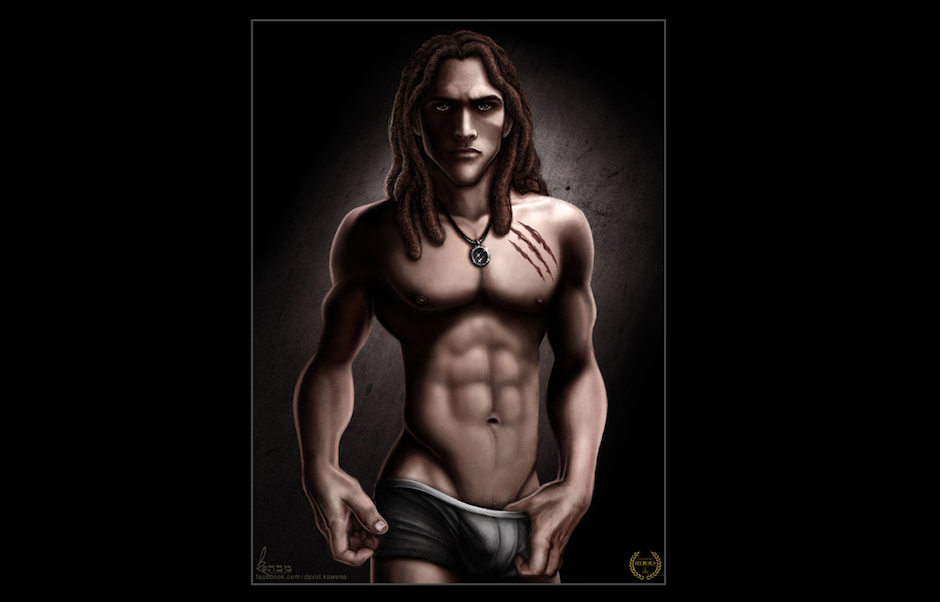 Tarz&aacute;n conquista corazones con su mirada salvaje. (Ilustraci&oacute;n: David Kawena(DeviantArt)