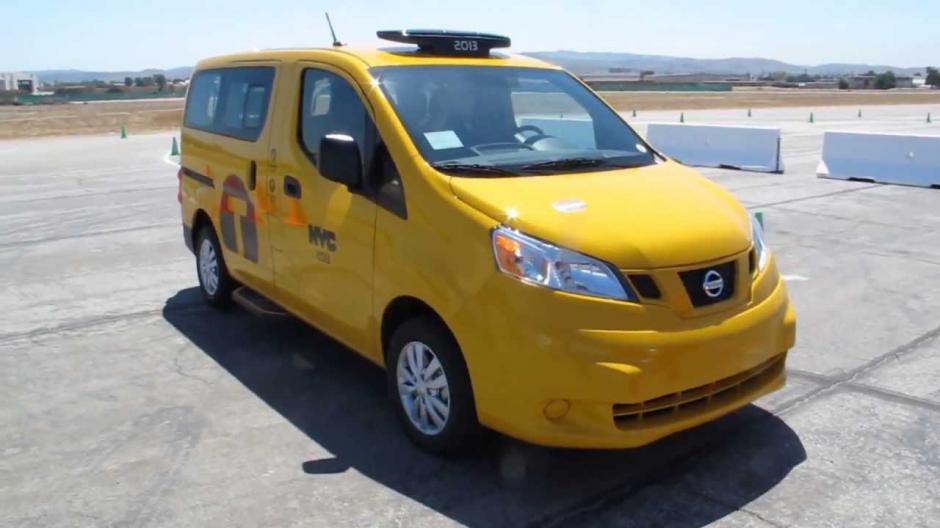 Imagen del modelo NV200 de Nissan, catal&oacute;gado como el "Taxi del Ma&ntilde;ana" en Nueva York. (Foto: youtube.com)