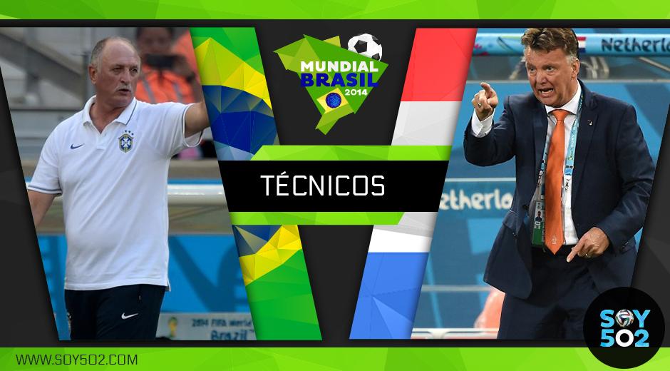 El anfitri&oacute;n y el subcampe&oacute;n del 2010 jugar&aacute;n en Brasilia por el tercer lugar de la Copa del Mundo. Scolari frente a Van Gaal. (Dise&ntilde;o: Javier Marroqu&iacute;n)