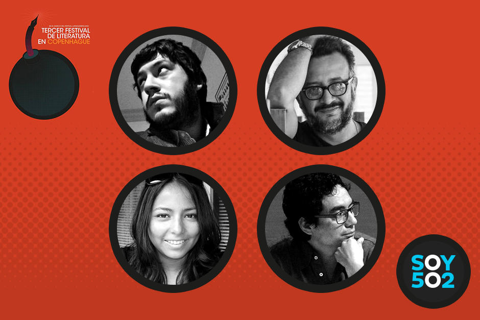 Escritores guatemaltecos se presentan en el tercer festival de literatura de Copehangue. (Dise&ntilde;o: Javier Marroqu&iacute;n)&nbsp;