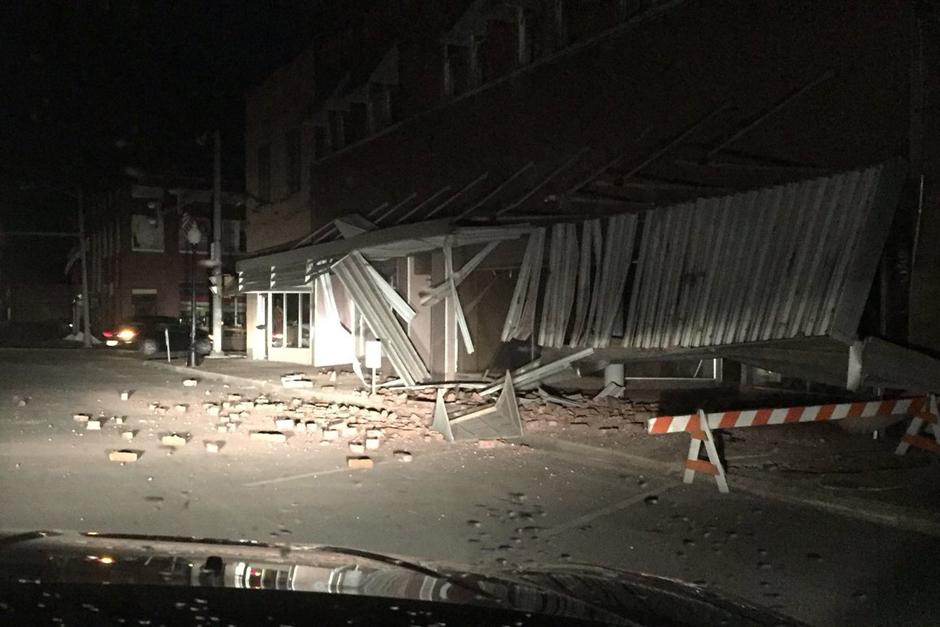 El terremoto provoc&oacute; da&ntilde;os en edificios y viviendas. (Foto: Sismolog&iacute;a Mundial)