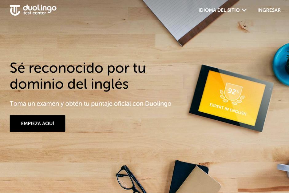 Con el Examen Rápido de Duolingo puedes medir tu fluidez y precisión del idioma inglés. (Foto: Duolingo)