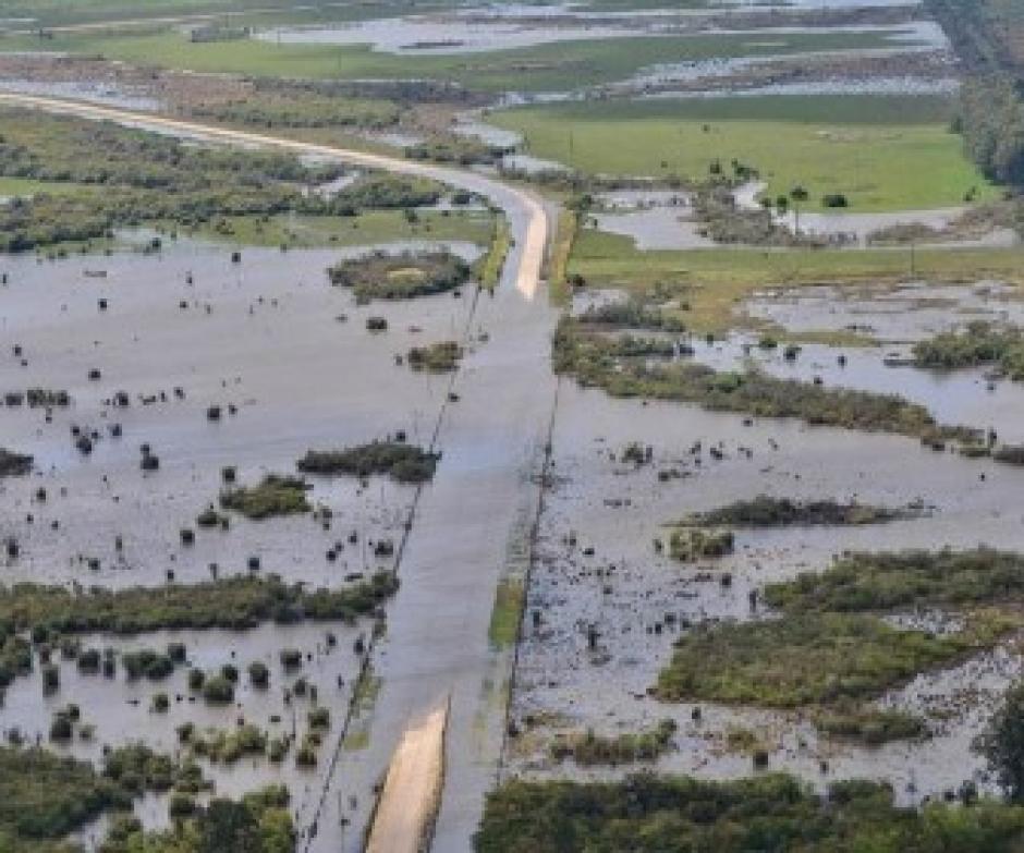 Las inundaciones en Uruguay han cortado al menos 8 carreteras importantes. Foto: El Observador/Soy502