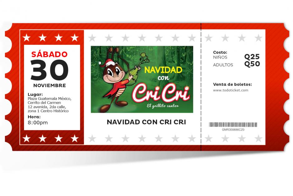 Por segundo a&ntilde;o consecutivo presenta Navidad con Cri-Cri. (Dise&ntilde;o: javier Marroqu&iacute;n/Soy502) &nbsp;