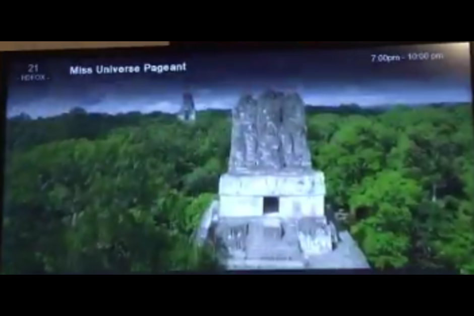 La imagen de Tikal fue usada en la presentaci&oacute;n de Miss M&eacute;xico, lo cual caus&oacute; indignaci&oacute;n en la poblaci&oacute;n guatemalteca. (Foto: Archivo/Soy502) 