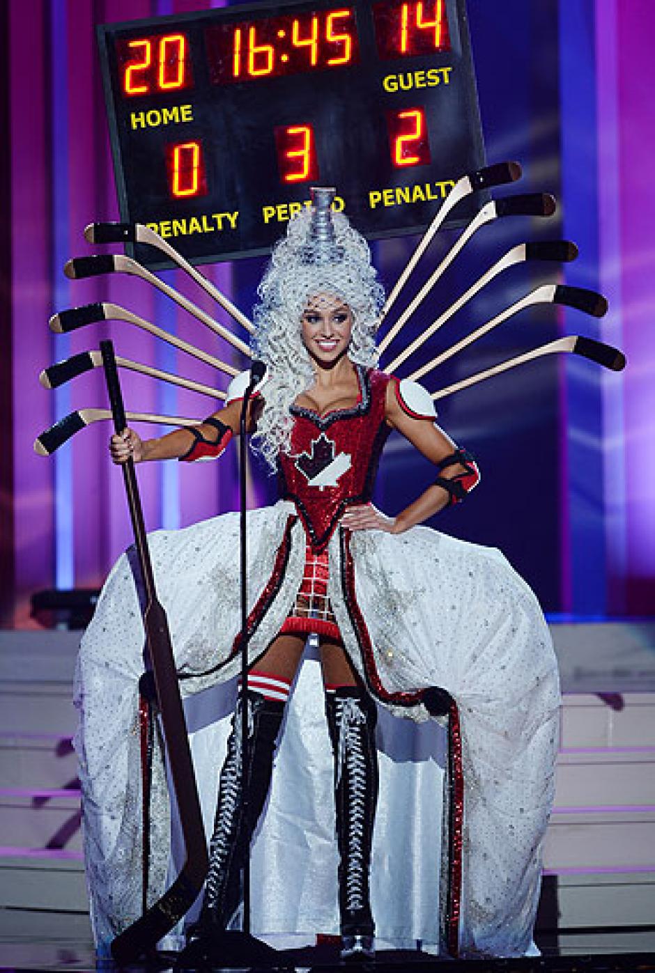 Miss Canad&aacute;. (Foto: Agencia)