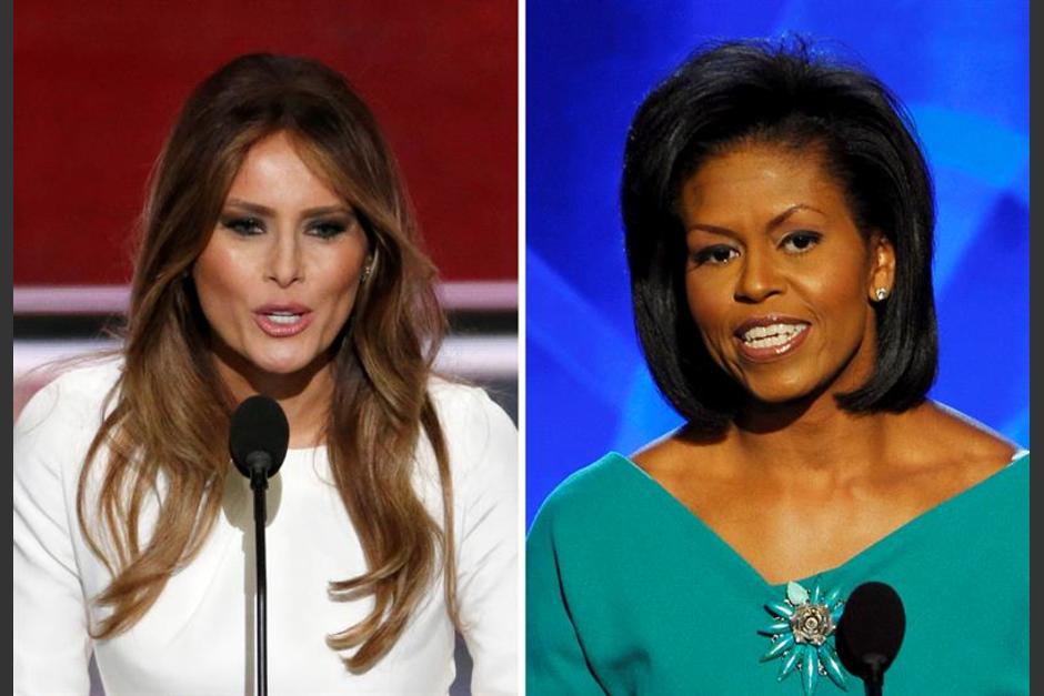 Critican que Melania Trump "plagi&oacute;" parte del discurso de Michelle Obama. (Foto: Efe)