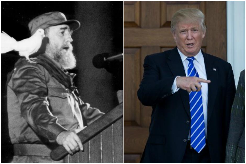 Donald Trump encendi&oacute; las redes sociales al expresarse sobre la muerte de Fidel Castro. (Fotos: AFP)