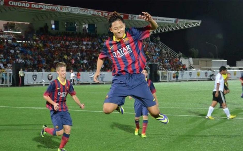 Lee Seung-Woo con 17 a&ntilde;os ya empieza a brillar en el conjunto cul&eacute;. (Foto: Tomada de Google)