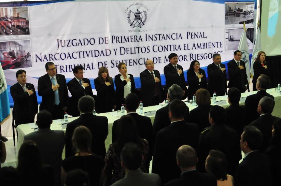 Inauguran Juzgado de Primera Instancia Penal, Narcoactividad y Delitos Contra el Ambiente C. (Foto: Alejandro Bal&aacute;n/Soy502)