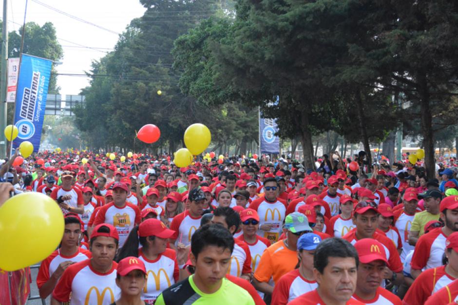 Miles de guatemaltecos participaron en la Segunda Carrera Familiar McDonald&rsquo;s.