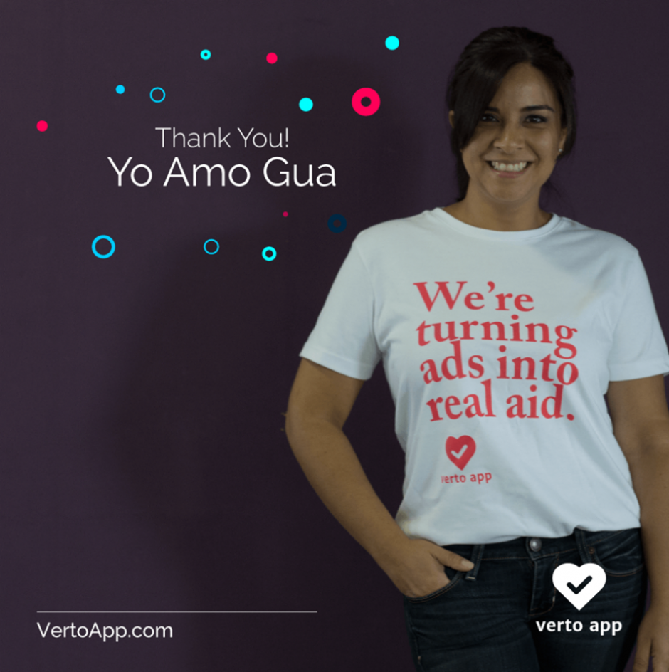 La aplicaci&oacute;n permite que los usuarios puedan apoyar a buenas causas a trav&eacute;s de la tecnolog&iacute;a. (Foto: Facebook Verto)