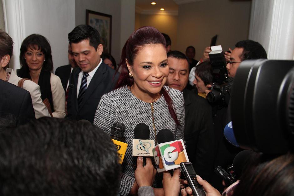 La vicepresidenta Baldetti dijo que no ha tomado una decisión sobre su futuro político. (Foto: Vicepresidencia de la República)