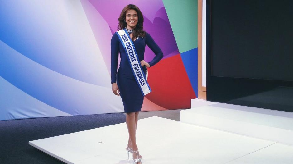 Virginia Argueta visit&oacute; la cadena Univisi&oacute;n en Los &Aacute;ngeles (Foto: MIss Guatemala US)