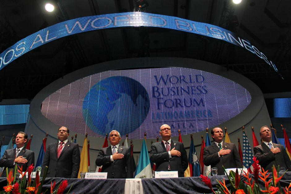 En el marco del World Business Forum Latinoam&eacute;rica, inaugurado este mi&eacute;rcoles por el presidente Otto P&eacute;rez, se conocieron las intenciones de empresarios extranjeros en invertir en el pa&iacute;s (Foto: Alexis Batres/Soy502)
