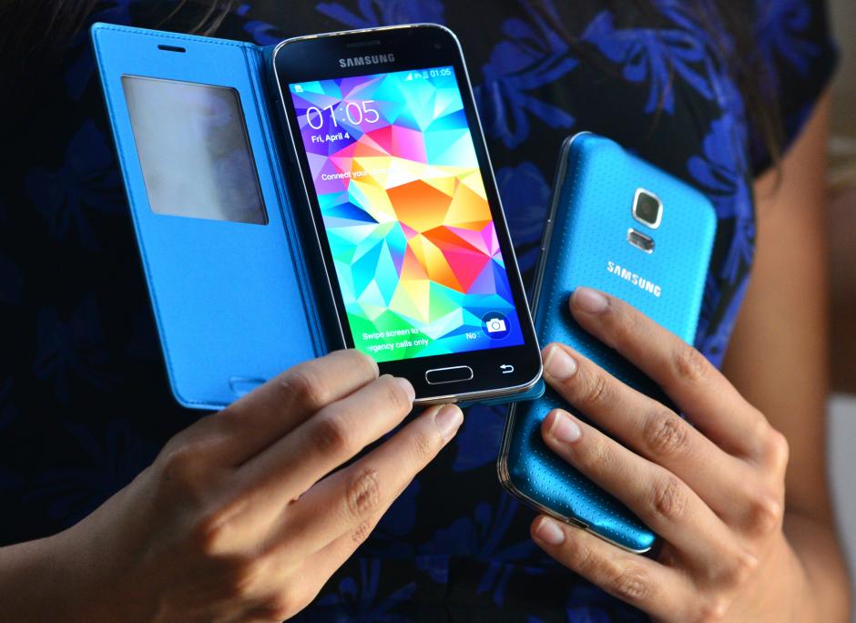 Samsung pone a disposición del público guatemalteco el nuevo dispositivo Galaxy S5 mini.&nbsp;(Foto: Wilder López/Soy502)&nbsp;&nbsp;&nbsp;&nbsp;