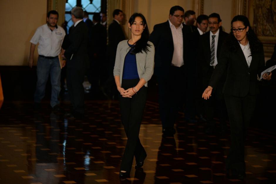 Lucrecia Hern&aacute;ndez Mack fue nombrada oficialmente como el sustituto de Alfonso Cabrera  (Foto: Wilder L&oacute;pez/Soy502) 