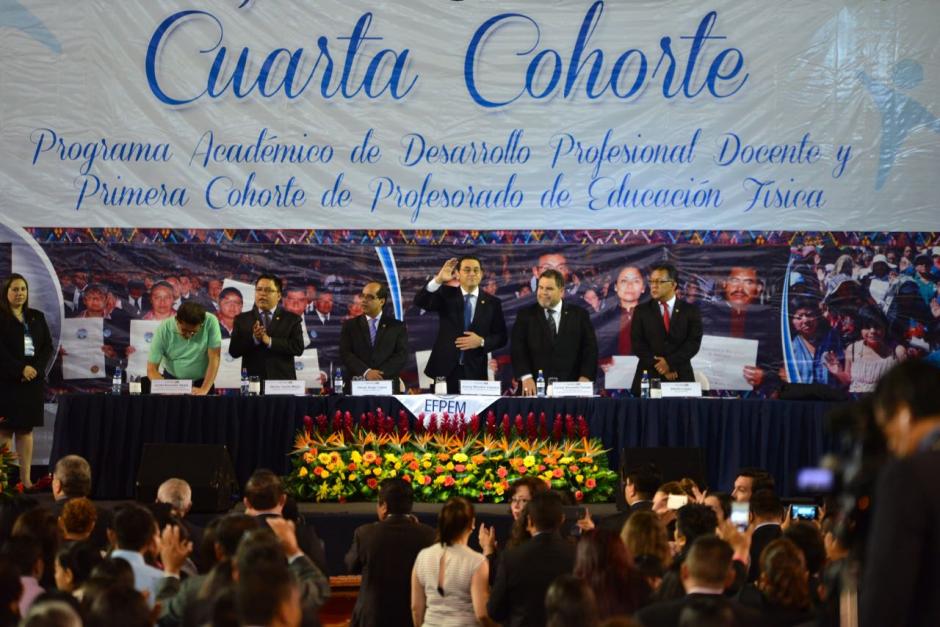 Jimmy Morales evit&oacute; hablar con la prensa nuevamente. (Foto: Jes&uacute;s Alfonso/Soy502)