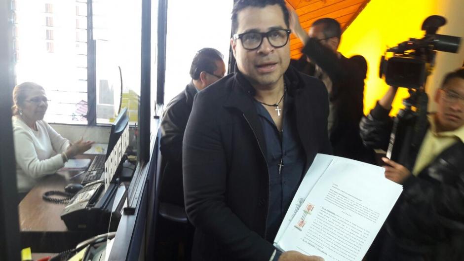 Bran present&oacute; un recurso de amparo en la Corte de Constitucionalidad. (Foto: Municipalidad de Mixco)