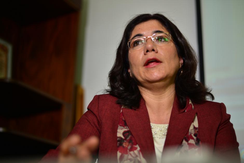 Claudia Escobar, exmagistrada de Apelaciones, apareci&oacute; este mi&eacute;rcoles en conferencia de prensa. (Foto: Wilder L&oacute;pez/Soy502)