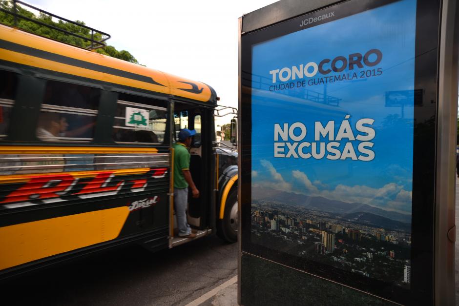 La campa&ntilde;a de Tono Coro no incluye ni los colores, ni el simbolo del partido Lider, con el cual buscar&aacute; ganar la alcald&iacute;a de la ciudad capital. (Foto: Wilder L&oacute;pez/Soy502)