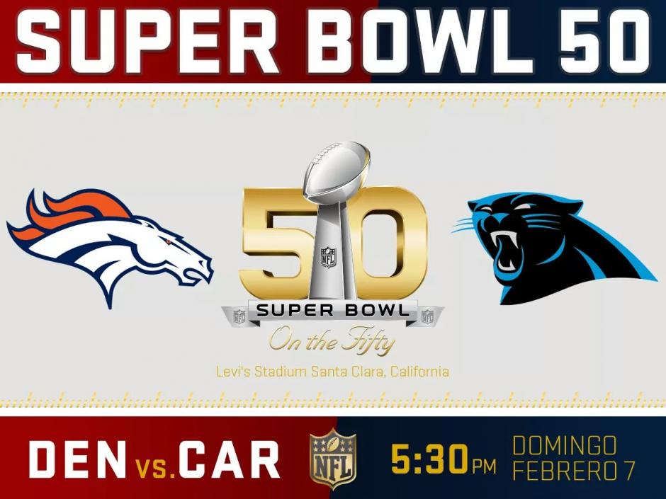 Todo listo para el Super Bowl 50; el evento m&aacute;s visto en el a&ntilde;o en los Estados Unidos. (Foto: dynamonoticias)