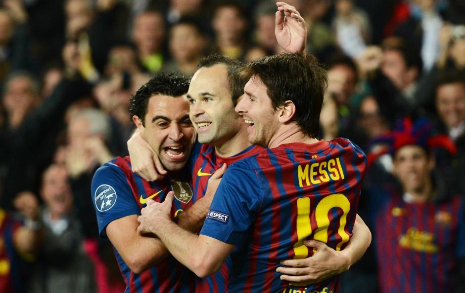 Entre Xavi, Iniesta y Messi han ganado 87 t&iacute;tulos, entre clubes y Selecciones. (Foto: Twitter)