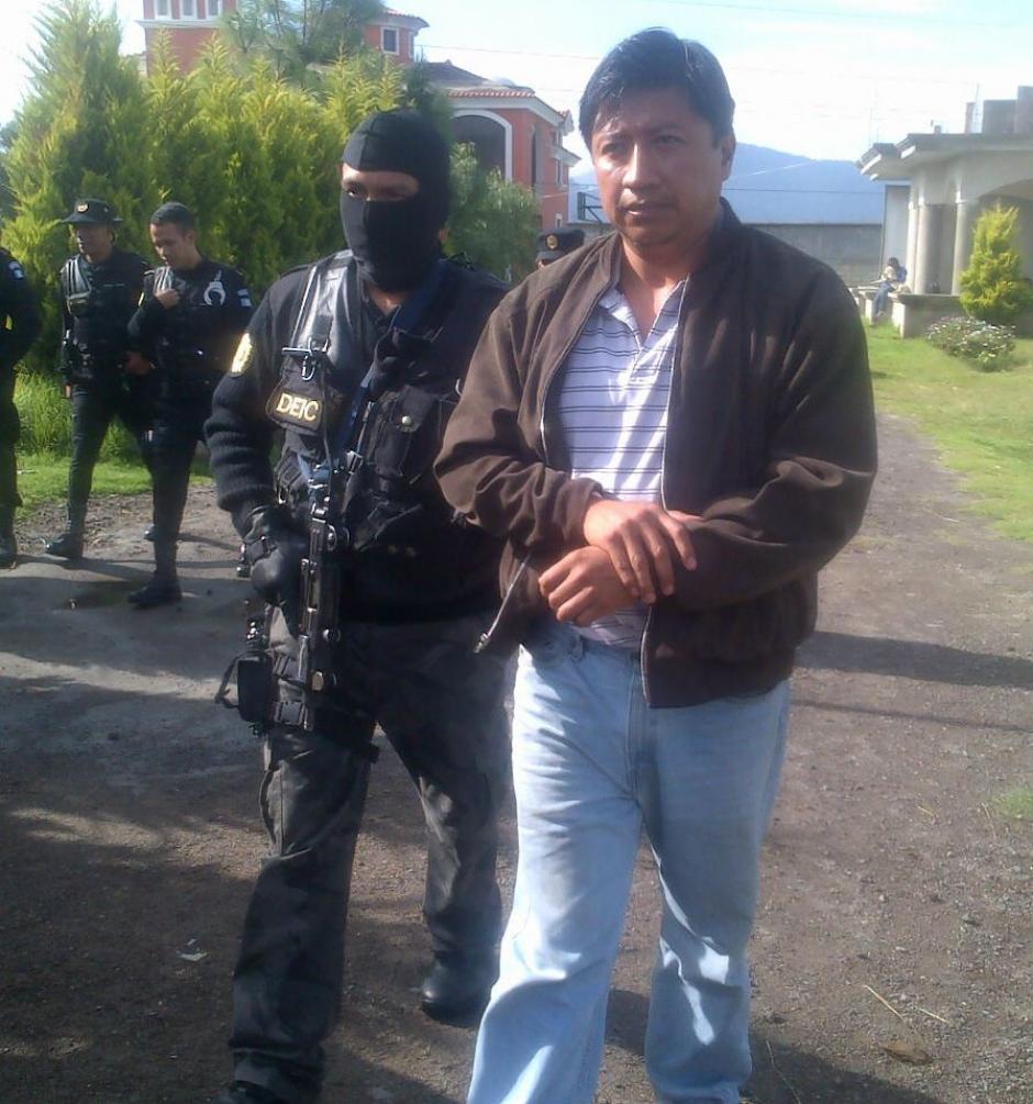 Detienen al exconcejal de Quetzaltenango, Hamilton Giovanni P&eacute;rez Hern&aacute;ndez. (Foto: PNC)