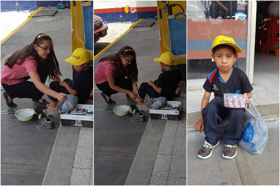 La mujer ha mostrado que la generosidad a&uacute;n existe entre los guatemaltecos. (Foto: Jhon Monsalve)