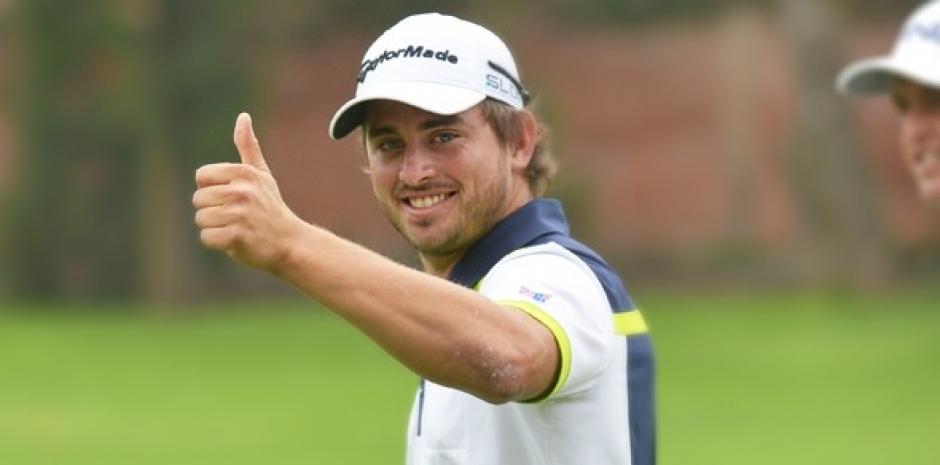 El estadounidense William Kropp se convirti&oacute; en el primer l&iacute;der del Stella Artois Guatemala 2014, que se disputa en La Reuni&oacute;n. (Foto: PGA Tour Latinoam&eacute;rica)