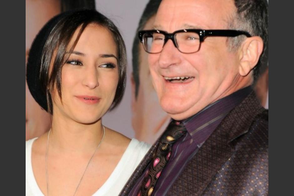 Robin Wiliams y su hija, Zelda, en tiempos m&aacute;s felices.