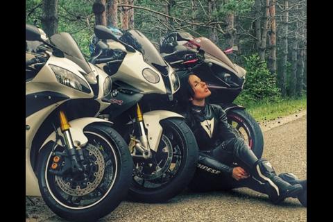 Muere en terrible accidente la "Reina de las motocicletas"