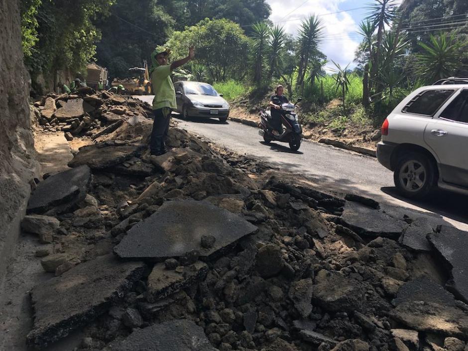 Cráteres por doquier: el calamitoso estado de la red vial