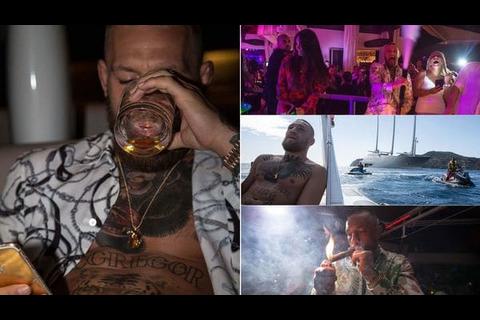 As&iacute; disfruta McGregor los millones de su pelea con Mayweather