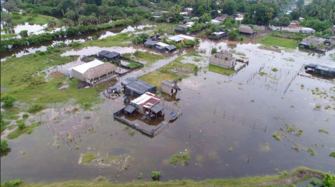 Lluvias provocan serias inundaciones en Escuintla 