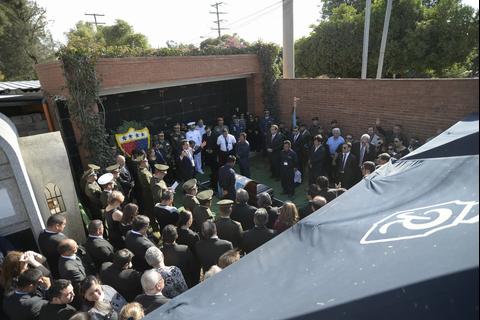 Así le dieron el último adiós al exjefe Estado José Efraín Ríos Montt