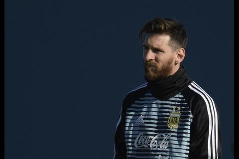 El "lujito" de Lionel Messi en su primera práctica con Argentina 
