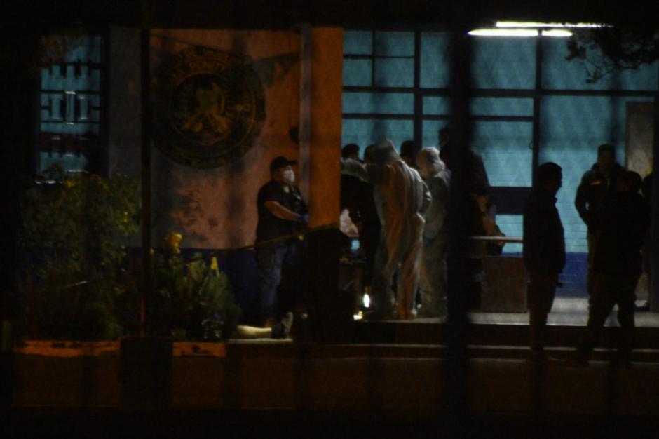 La escena del crimen donde fue asesinado "Manolito" Castillo